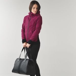 Lululemon Scuba Hoodie 3 Pink and Black